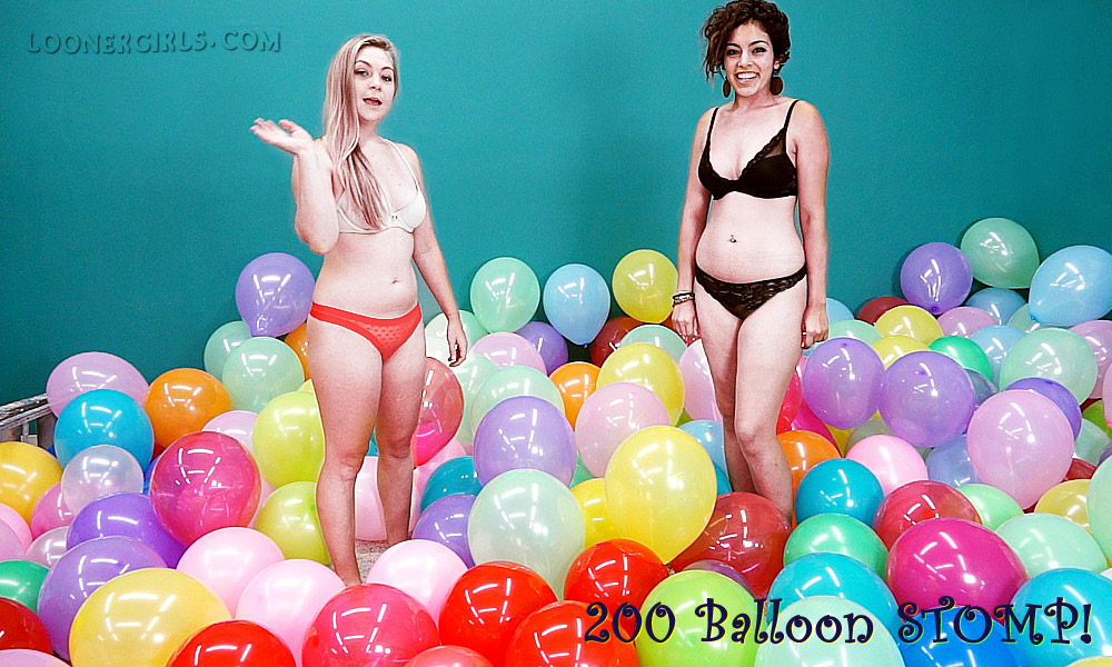 Balloon Stomp Rae & Julie